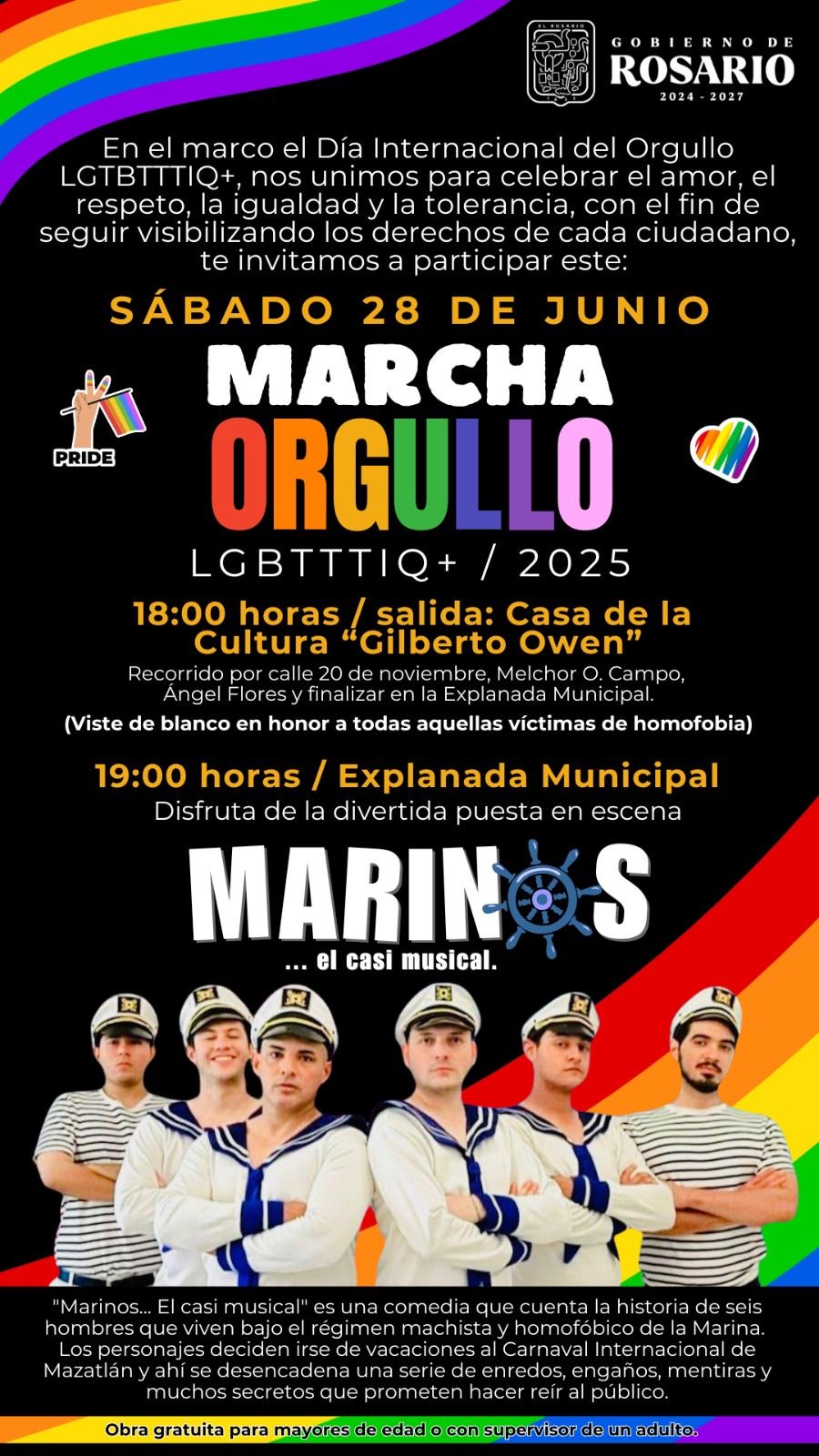 Rosario se prepara para celebrar la marcha del orgullo